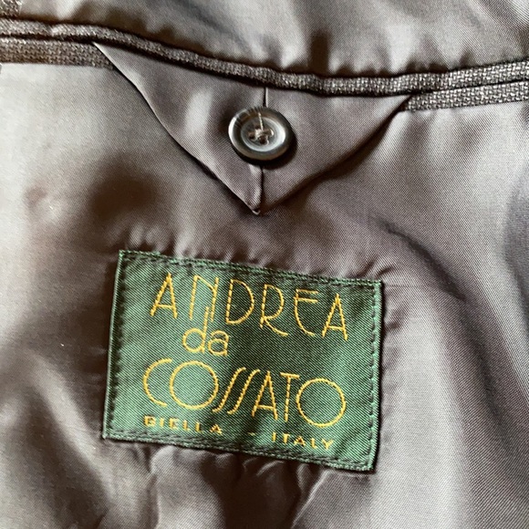 Andrea da Cossato Wool Suit 44 Reg 38” waist - Picture 14 of 16